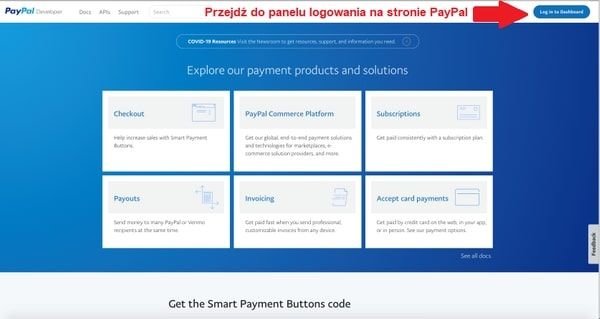 zaloguj się na paypal