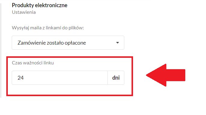 czas ważności linku