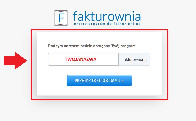 zakładanie konta na fakturownia.pl