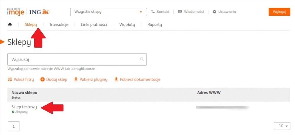 wybór sklepu do integracji