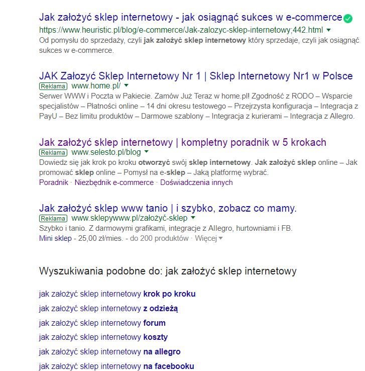 rodzaje reklamy adwords