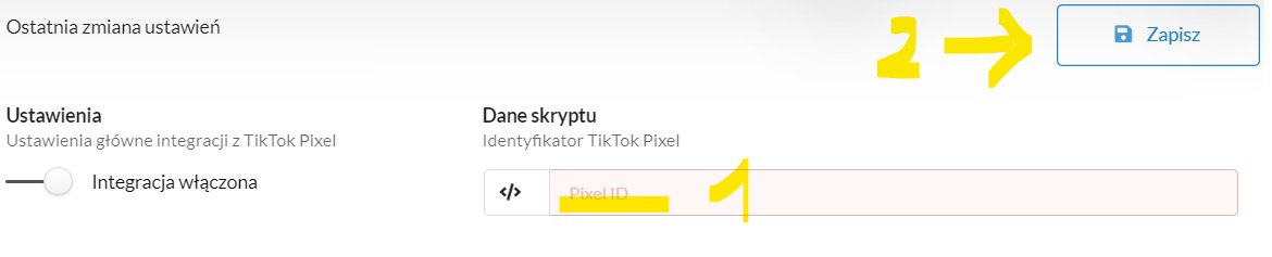 token tiktok pixel