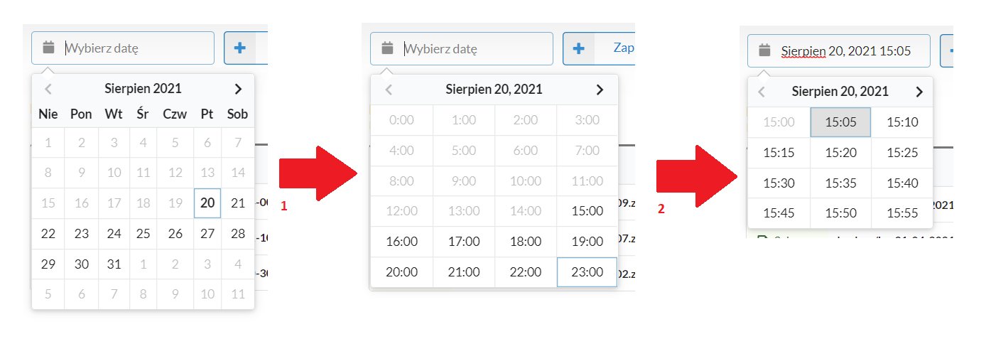 kalendarz planowania kopii zapasowych