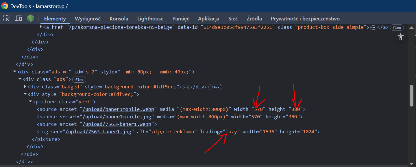 Sprawdzanie czy jest włączony lazy-loading