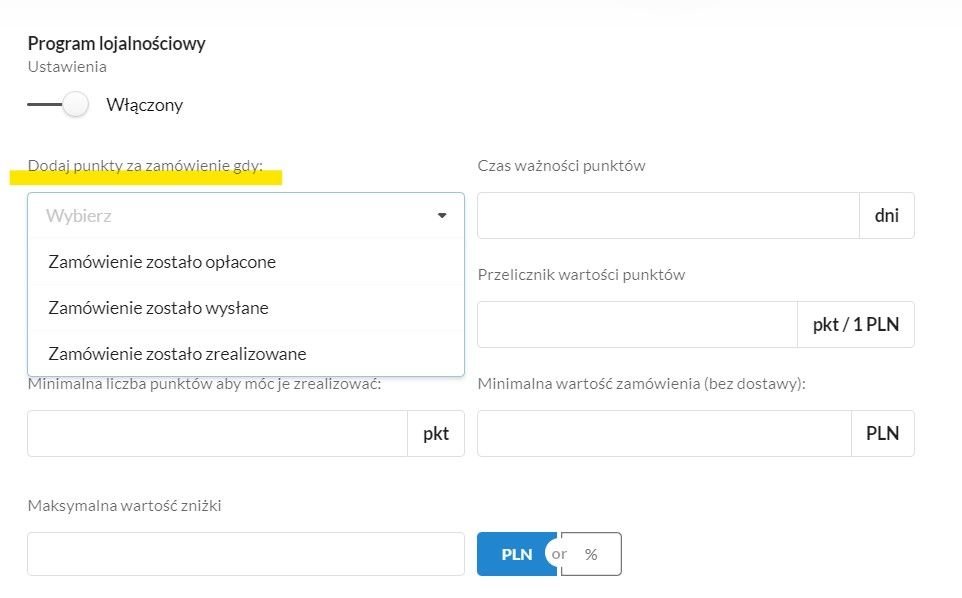 zasady działania programu lojalnościowego