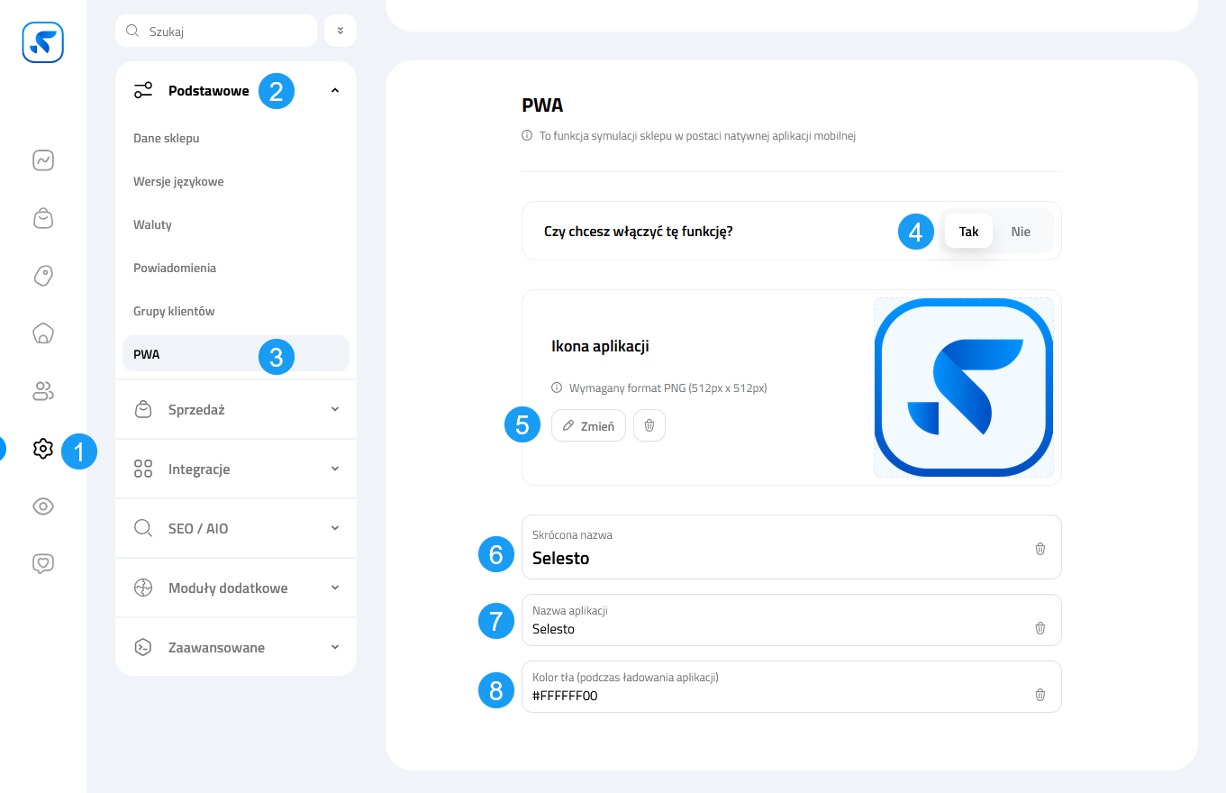 Konfiguracja PWA
