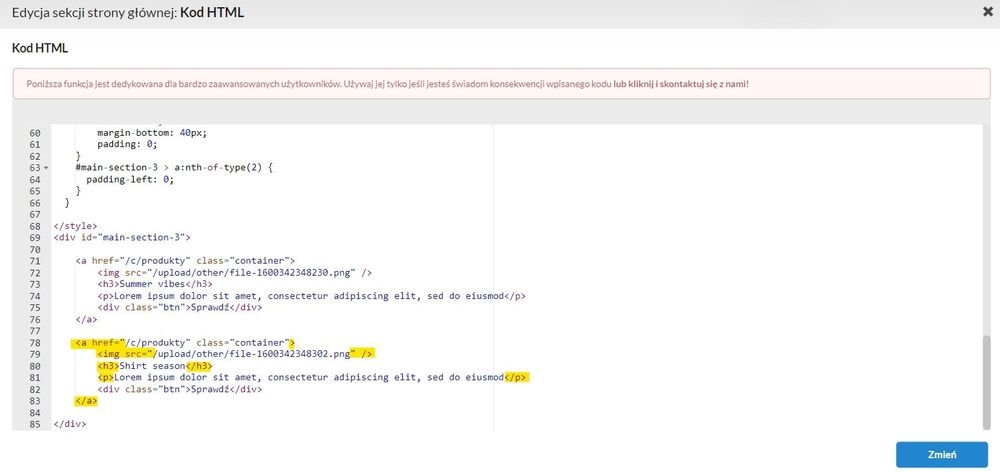 atrybuty w kodzie html