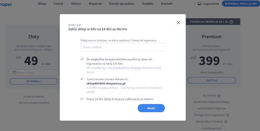 Załóż sklep internetowy z Selesto