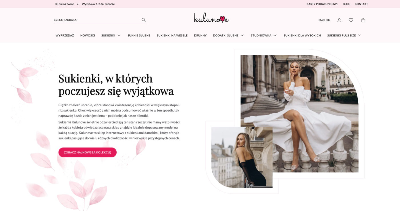 strona główna sklep internetowy Kulunove