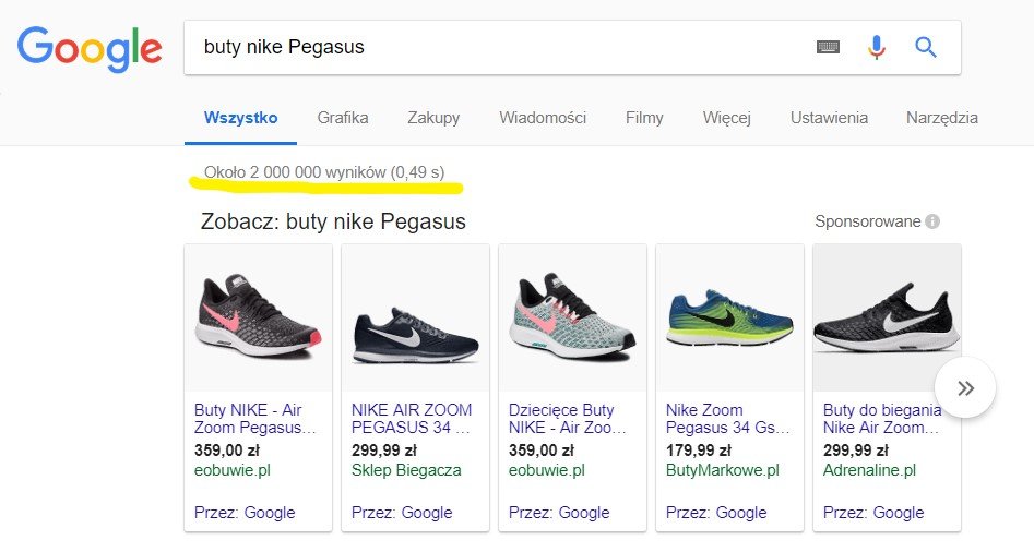 fraza "buty nike pegasus"