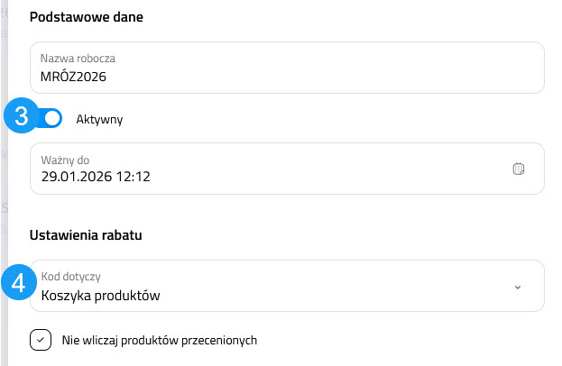 Selesto - podstawowe dane kodu rabatowego