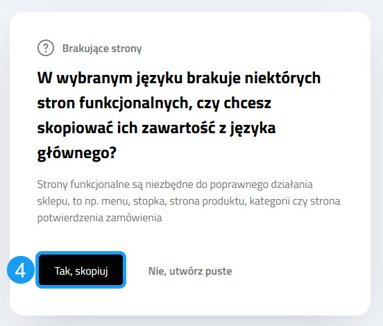 Ustawienia podstawowe - edycja wersji językowej strony -4-
