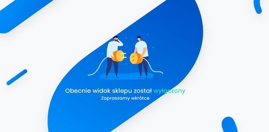 widok wyłączonego sklepu