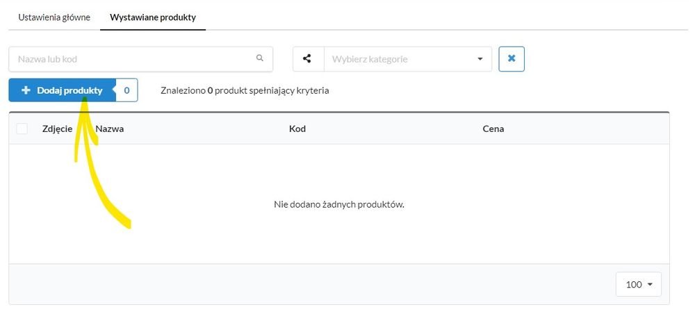 dodaj produkty do Zalando