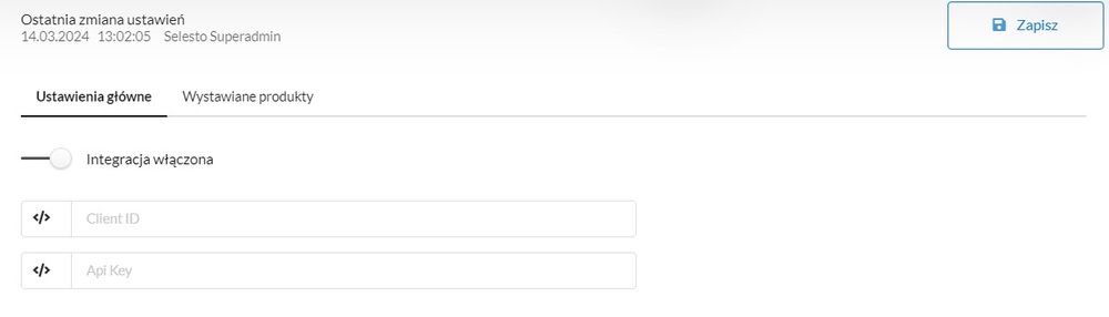 client ID i API key Zalando